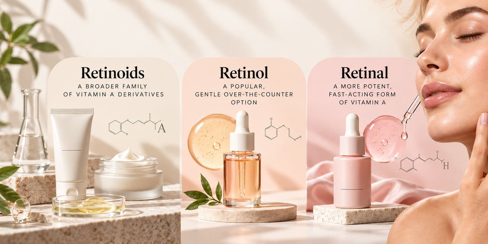 Retinoids vs Retinol vs Retinal